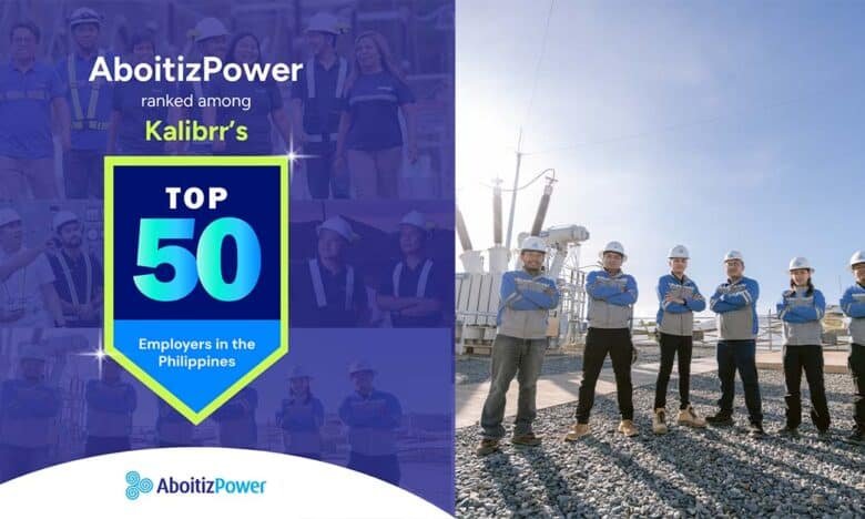 AboitizPower recognized by job search platform in 2025 PH top employers list